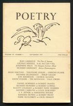 Poetry  Volume Cx, Number 6, September 1967