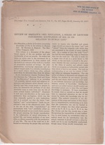 Review of Bigelow's "Sex Education, a Series of Lectures Concerning Knowledge of Sex in Its Relation to Human Life" By Curtis, Winterton C.