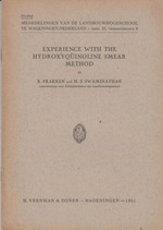 Experience With the Hydroxyquinoline Smear Method