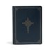 Csb Ancient Faith Study Bible, Navy Leathertouch, Black Letter, Church Fathers, Study Note Commentary, Articles, Profiles, Easy-to-Read Bible Serif Type