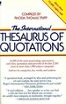 The International Thesaurus of Quotations