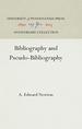 Bibliography and Pseudo-Bibliography (Anniversary Collection)