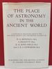 The Place of Astronomy in the Ancient World: a Joint Symposium of the Royal Society and the British Academy