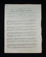 Anacreontic Song, as Sung at the Crown & Anchor Tavern in the Strand