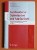 Combinatorial Optimization and Applications: Second International Conference, Cocoa 2008, St. John's, Nl, Canada, August 21-24, 2008, Proceedings...Computer Science and General Issues)