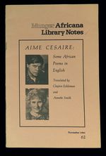 Munger Africana Library Notes: Issue 62, November 1981--Aime Cesaire: Some African Poems in English