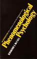 Phenomenological Psychology: an Introduction With a Glossary of Some Key Heideggerian Terms