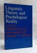 Linguistic Theory and Psychological Reality (Mit Press)