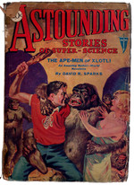 Astounding Stories of Super-Science, December, 1930. the Ape-Men of Xlotli By David R. Sparks. Collectible Pulp Magazine