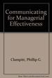 Communicating for Managerial Effectiveness