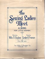 "the Sewing Ladies Meet: a Song for Little Womenl" (Sheet Music)