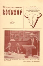 The Denver Westerners Monthly Roundup, June 1967 Volume XXIII Number 6