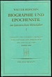 Biographie Und Epochenstil Im Lateinischen Mittelalter. I. Von Der Passio Perpetuae Zu Den Dialogi Gregors Des Grossen