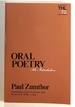Oral Poetry, an Introduction; Theory and History of Literature, Volume 70