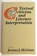 Textual Criticism and Literary Interpretation