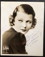 Signed 1930s Studio Portrait of Harriet Hilliard Nelson