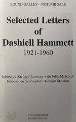 Selected Letters of Dashiell Hammett 1921-1960