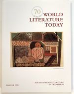 World Literature Today; Volume 70, Number 1, Winter 1996; South African Literature in Transition