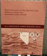 Mineral Resources of the High Rock Lake Wilderness Study Area, Humboldt County, Nevada