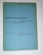 Moderne Schweizer Architektur. Architecture Moderne Suisse. Modern Swiss Architecture. II/4.