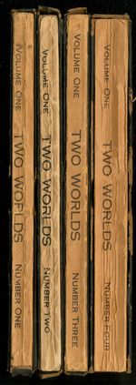 Two Worlds: a Literary Quarterly Devoted to the Increase of the Gaiety of Nations  Vol. 1, Nos. 1-4, September 1925-June 1926