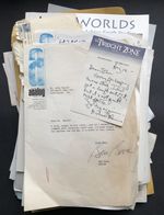 Archive of 65 Letters & Notes (1970s-2000s) From Science Fiction, Fantasy and Horror Story Editors and Authors