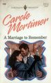 A Marriage to Remember (Harlequin Presents #1929)