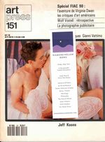 Art Press 151 October 1990-Jeff Koons Cover