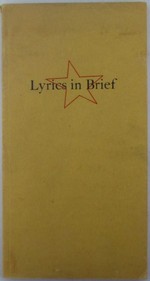 Lyrics in Brief 1300-1938