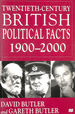 Twentieth-Century British Political Facts, 1900-2000