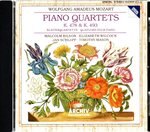 Wolfgang Amadeus Mozart: Piano Quartets, K.478 & K.493-Malcolm Bilson / Elizabeth Wilcock / Jan Schlapp / Timothy Mason