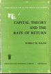 Capital Theory and the Rate of Return (Professor Dr. F. De Vries Lectures)