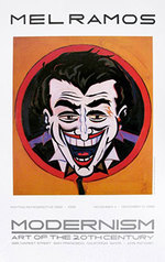 The Joker. Mel Ramos Exhibition Poster
