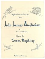 [Sheet Music]: John James Audubon (Edition Musicus)