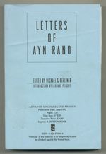 Letters of Ayn Rand