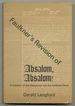 Faulkner's Revision of Absalom, Absalom! : a Collation of the Manuscript and the Published Book
