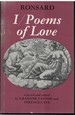 Ronsard: I/ Poems of Love