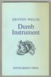 Dumb Instrument: Poems and Fragments