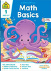 Book: School Zone-Math Basics 1 Workbook-64 Pages, Age