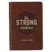 Be Strong and Steadfast 366 Devotions for Men, Brown Vegan Leather