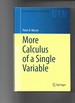 More Calculus of a Single Variable (Undergraduate Texts in Mathematics)