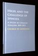 Hegel and the Challenge of Spinoza: a Study in German Idealism, 1801-1831