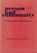 Person and Community: a Philosophical Exploration