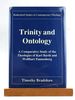 Trinity and Ontology: a Comparative Study of the Theologies of Karl Barth and Wolfhart Pannenberg