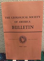 The Geological Society of America Bulletin May 1963, Vol. 74, No. 5