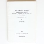 The Vitalist Reader: a Selection of Poetry