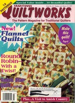 Traditional Quiltworks-No. 48 1997 Flannel Quilts, Amish Star, Round Robin