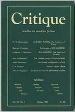 Critique: Studies in Modern Fiction-Spring 1964 (Volume VII, Number 1)