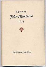 A Poem By John Markland of Virginia