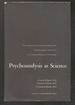 Psychoanalysis as Science: the Hixon Lectures on the Scientific Status of Psychoanalysis